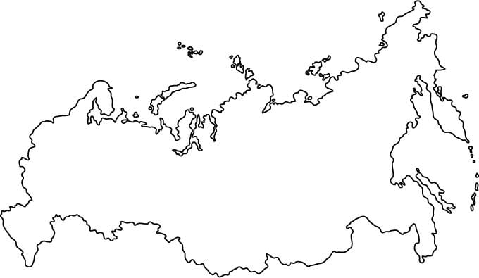 Rusland overzichtskaart