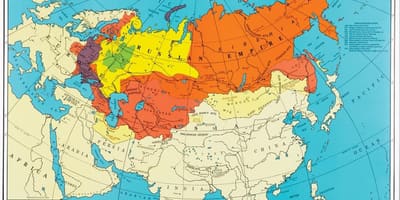 Kaart van Rusland 1914