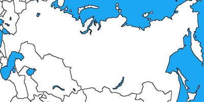 Rusland kaart leeg