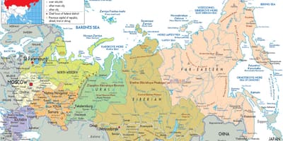 Kaart Russisch
