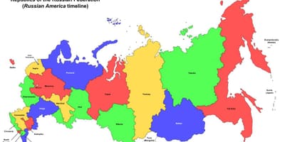 Kaart van de russische republieken